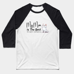 Best cat mom Baseball T-Shirt